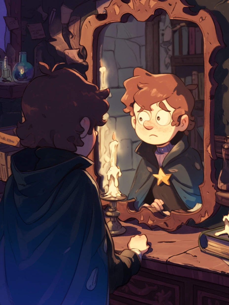 Mirror Poem Illustration